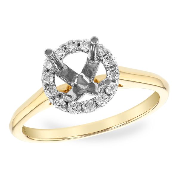 14KT Gold Semi-Mount Engagement Ring Gaines Jewelry Flint, MI