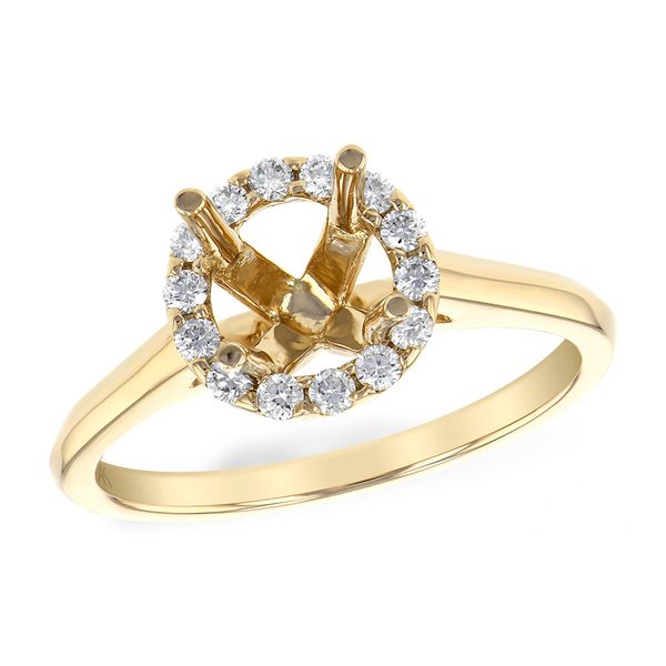 14KT Gold Semi-Mount Engagement Ring JWR Jewelers Athens, GA