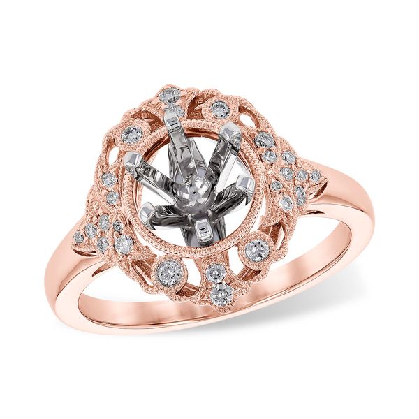 14KT Gold Semi-Mount Engagement Ring Jim Bartlett Fine Jewelry Longview, TX