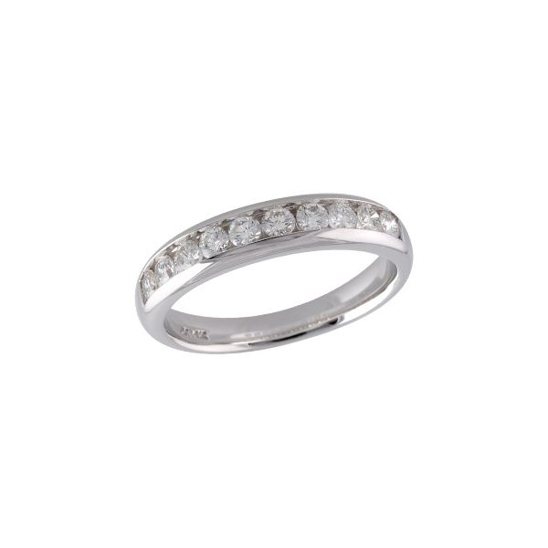 Platinum Round Brilliant Cut Natural Diamond Solitaire Engagement Ring |  Christopher's Fine Jewelry