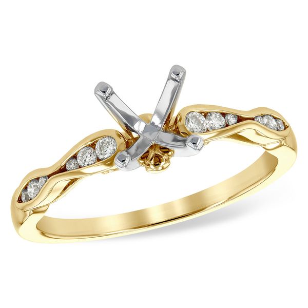 14KT Gold Semi-Mount Engagement Ring Palomino Jewelry Miami, FL