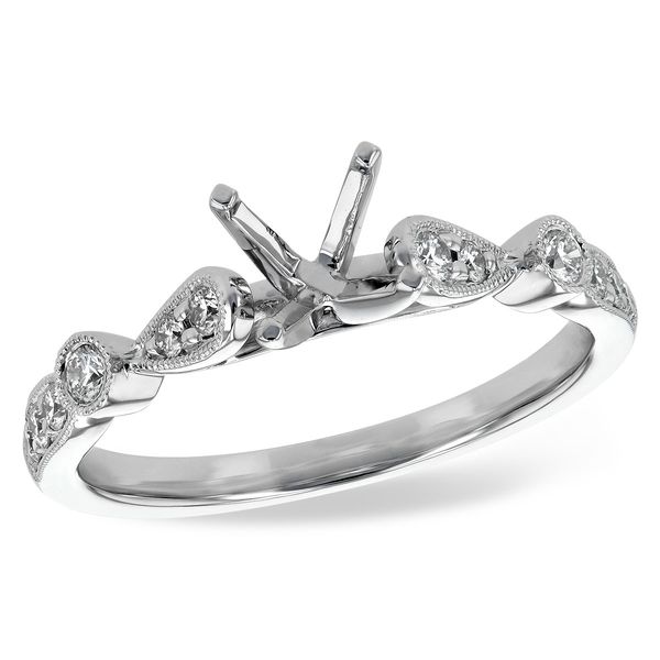 14KT Gold Semi-Mount Engagement Ring Johnson Jewellers Lindsay, ON