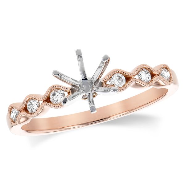 14KT Gold Semi-Mount Engagement Ring Palomino Jewelry Miami, FL