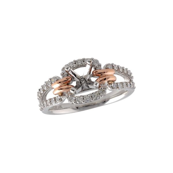 14KT Gold Semi-Mount Engagement Ring Ken Walker Jewelers Gig Harbor, WA