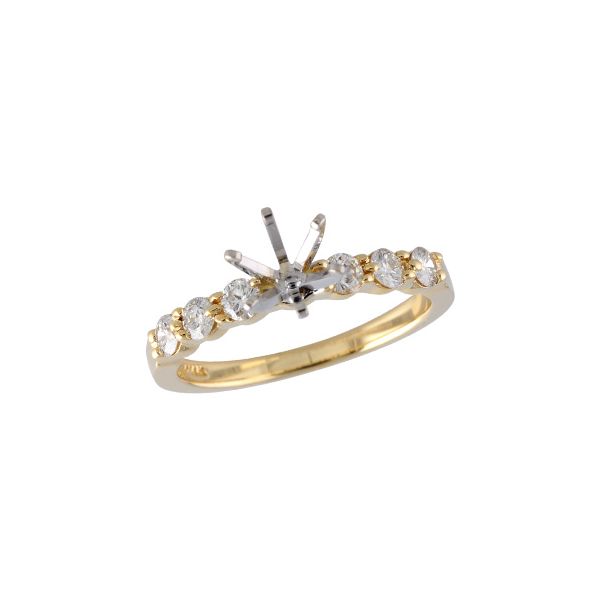 14KT Gold Semi-Mount Engagement Ring Edwards Jewelers Modesto, CA