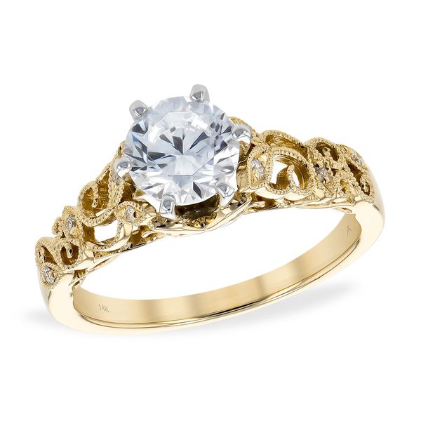 14KT Gold Semi-Mount Engagement Ring Towne & Country Jewelers Westborough, MA
