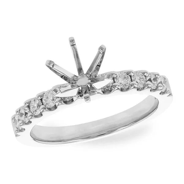 14KT Gold Semi-Mount Engagement Ring