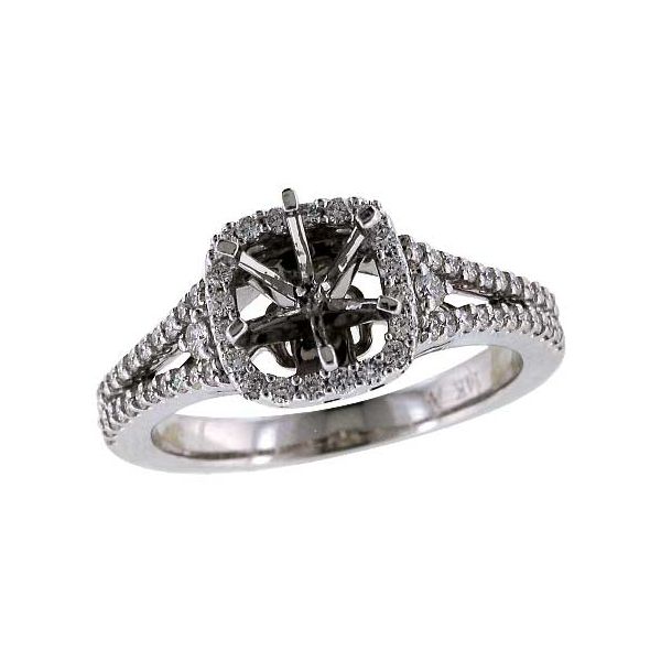 14KT Gold Semi-Mount Engagement Ring Jerald Jewelers Latrobe, PA