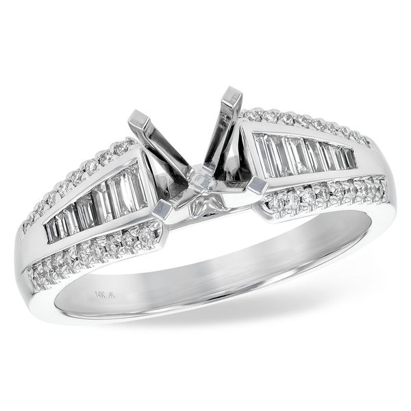 14KT Gold Semi-Mount Engagement Ring Edwards Jewelers Modesto, CA