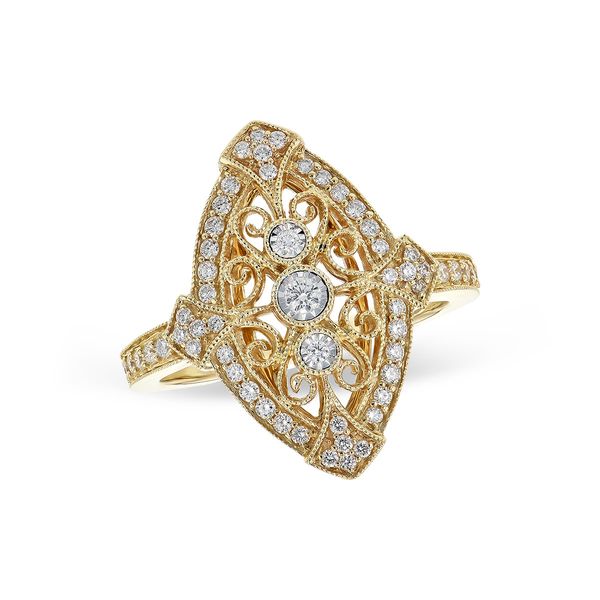 14KT Gold Ladies Diamond Ring Corwin's Main Street Jewelers Southampton, NY
