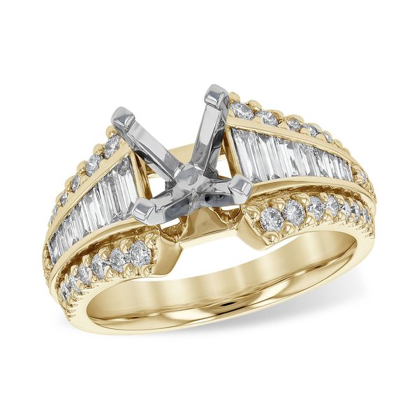 14KT Gold Semi-Mount Engagement Ring Priddy Jewelers Elizabethtown, KY