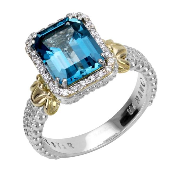 VAHAN - 14K Gold and Sterling Silver Diamond Ring 12912DLBT, Acori Diamonds  & Design