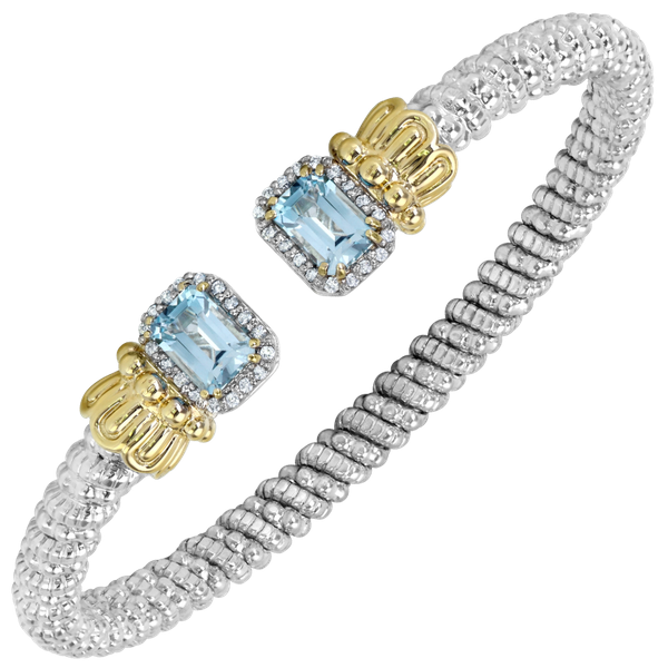 Vahan Essentials Sterling Silver & Yellow Gold Gemstone Bracelet Acori Diamonds & Design Friendswood, TX