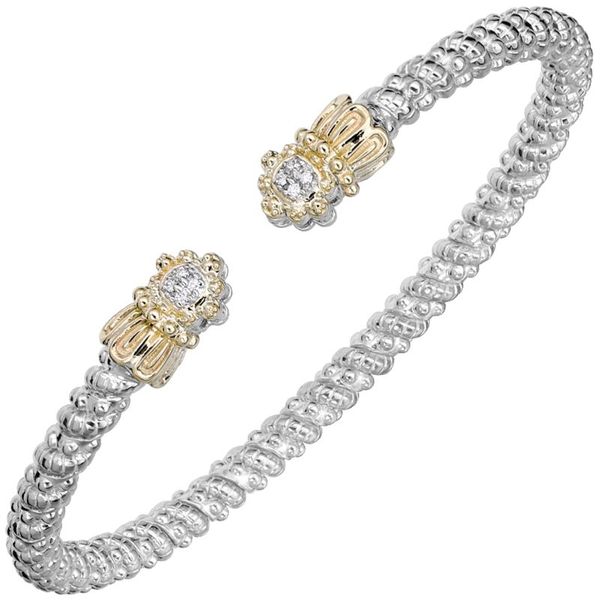 VAHAN - 14K Gold and Sterling Silver Diamond Bracelet Maharaja's Fine Jewelry & Gift Panama City, FL