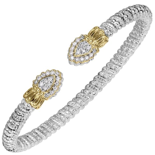 VAHAN - 14K Gold and Sterling Silver Diamond Bracelet Galloway and Moseley, Inc. Sumter, SC