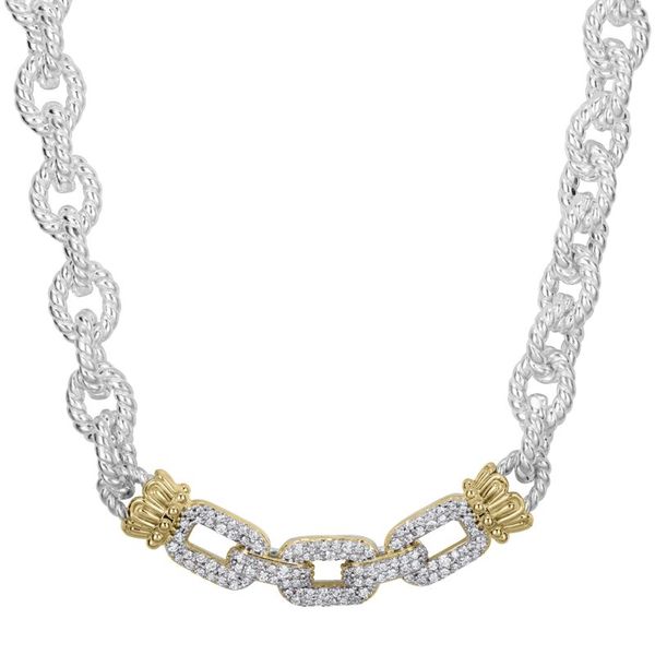 VAHAN - 14K Gold and Sterling Silver Diamond Necklace Maharaja's Fine Jewelry & Gift Panama City, FL