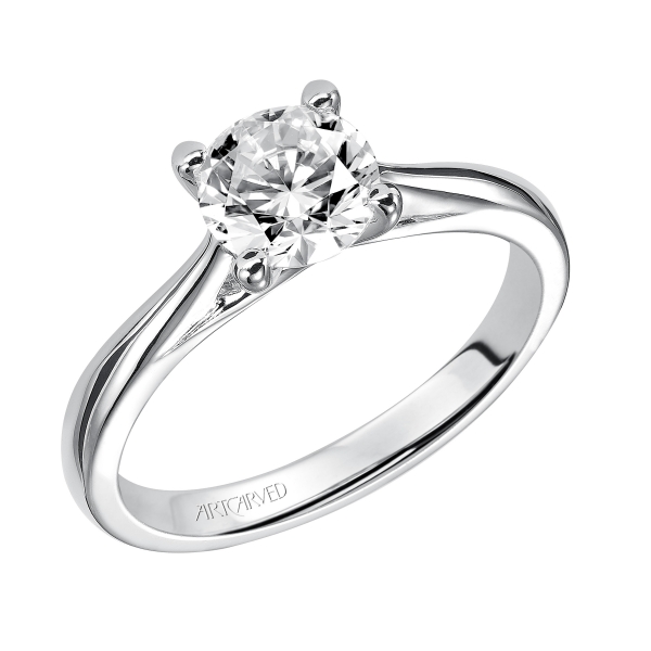 14K White Gold Engagement Ring Hannoush Jewelers, Inc. Albany, NY