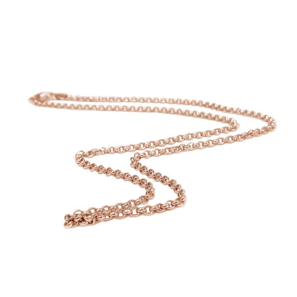 18k-rose-gold-vermeil-thin-rolo-chain George Press Jewelers Livingston, NJ