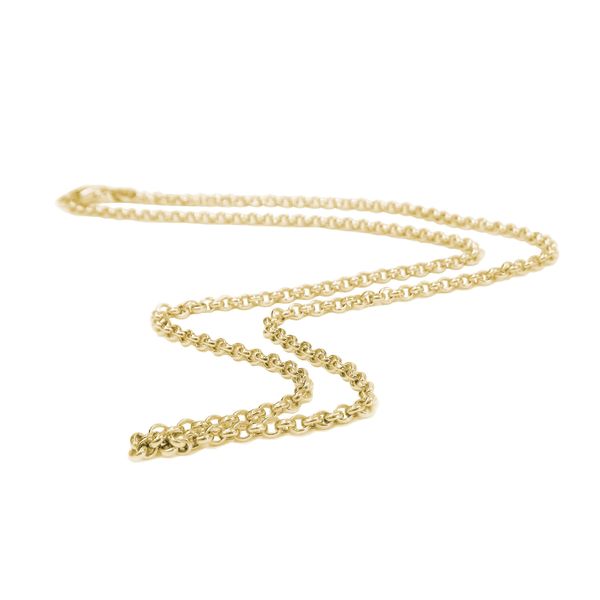 24k-yellow-gold-vermeil-thin-rolo-chain Baxter's Fine Jewelry Warwick, RI