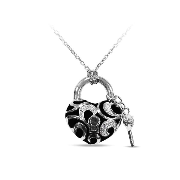 key-to-my-heart-petite-pendant Image 2 Baxter's Fine Jewelry Warwick, RI