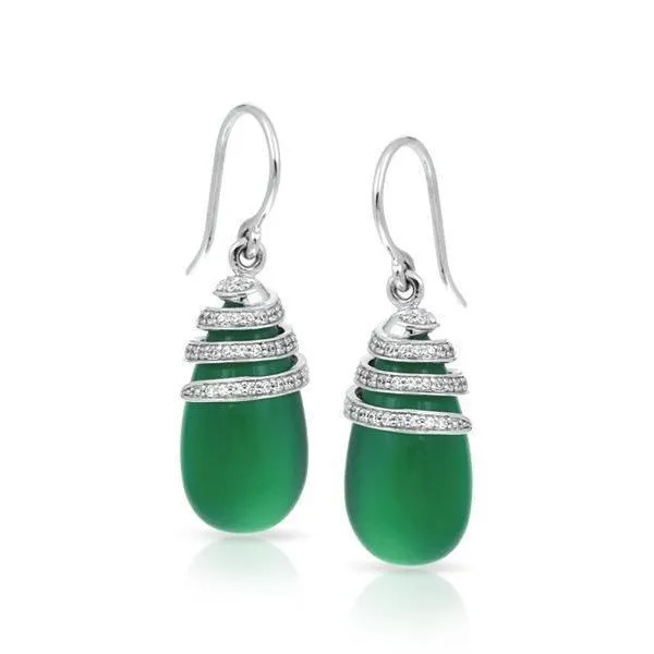 Eden Green Jade Earrings 3011310403 Earrings Peran Scannell