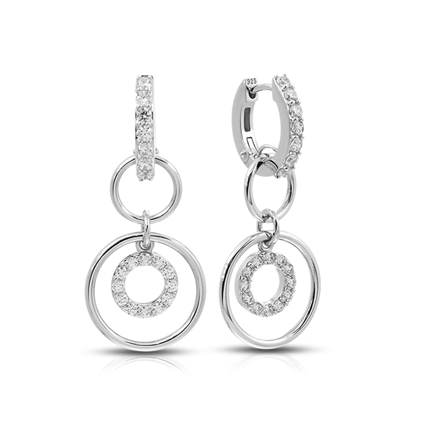 concentra-earrings Image 2 Jewelry Design Studio Jensen Beach, FL