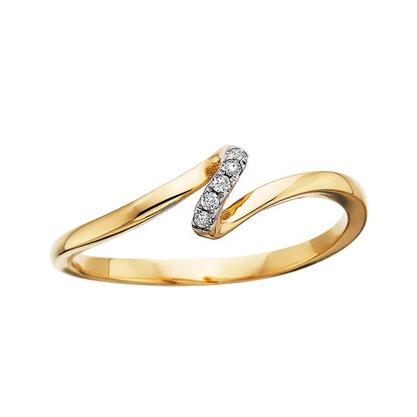 10KY Diamond Squiggle Ring David Mann, Jeweler Geneseo, NY