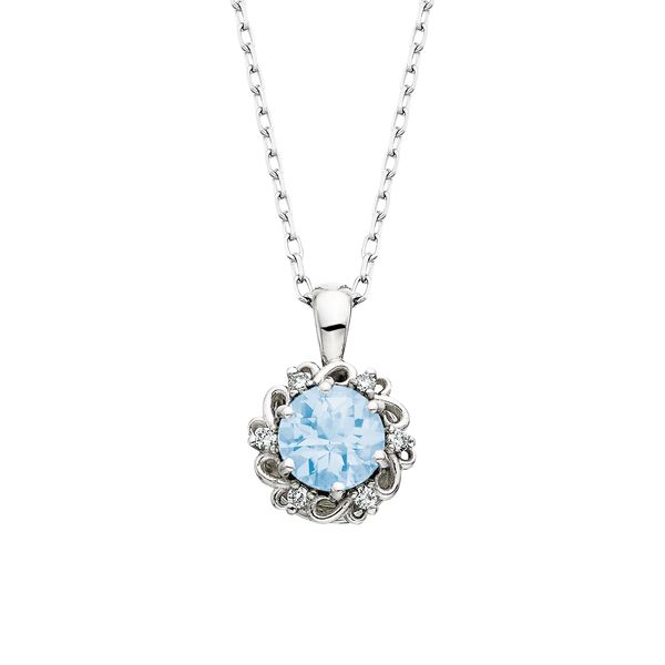 Created Ruby Pendant .04tdw Image 2 K. Martin Jeweler Dodge City, KS