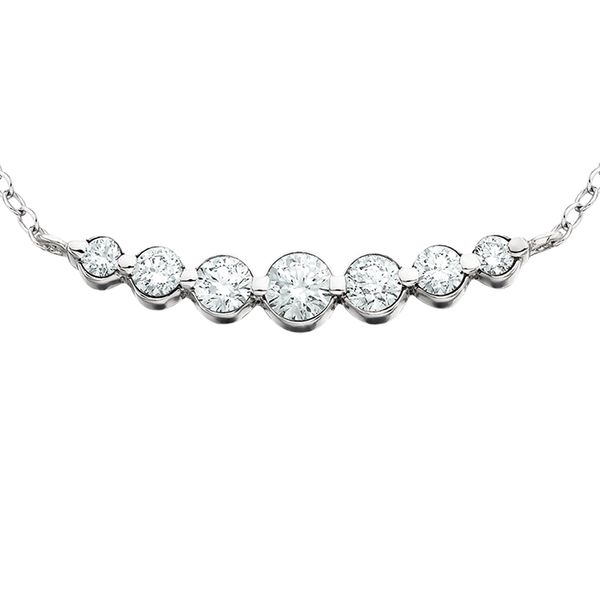 14K White Diamond Necklace David Mann, Jeweler Geneseo, NY