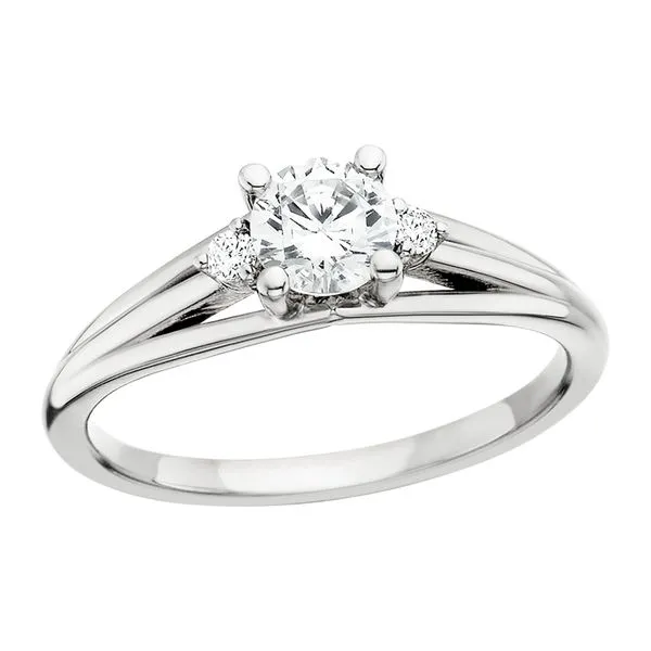 Round Accented Engagement Semi K. Martin Jeweler Dodge City, KS