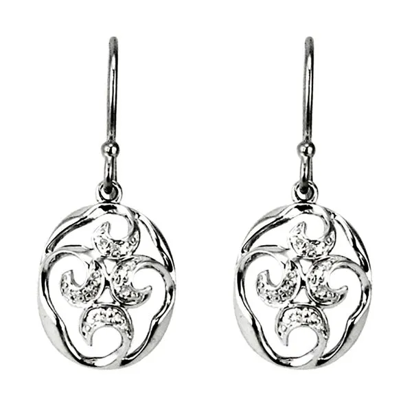 .08tw Diamond Earrings K. Martin Jeweler Dodge City, KS