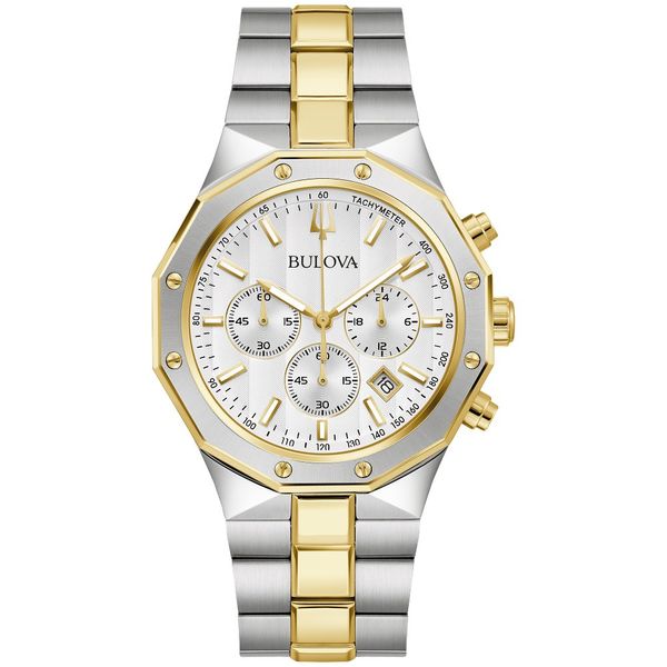 Bulova Stainless Steel Gold Watch Bulova Marc Anthony Quadra