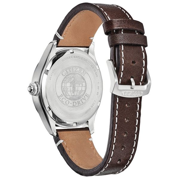 CITIZEN Eco-Drive Weekender Garrison Mens Stainless Steel Image 2 Griner Jewelry Co. Moultrie, GA