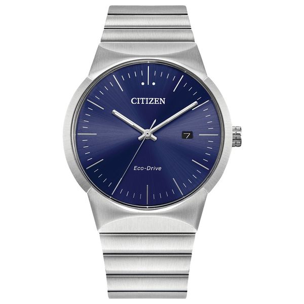 CITIZEN Eco-Drive Modern Eco Axiom Mens Stainless Steel House of Silva Wooster, OH