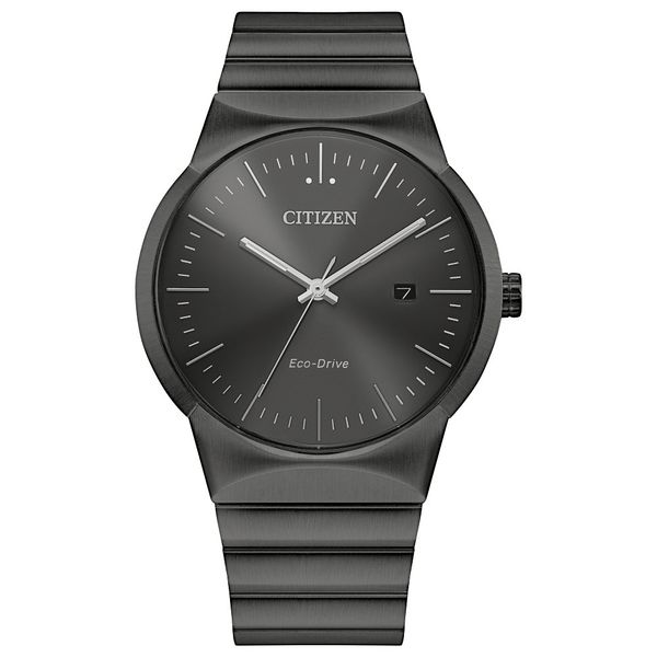 CITIZEN Eco-Drive Modern Eco Axiom Mens Stainless Steel House of Silva Wooster, OH