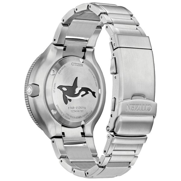 CITIZEN Eco-Drive Promaster Eco Orca Mens Stainless Steel Image 2 Mesa Jewelers Grand Junction, CO