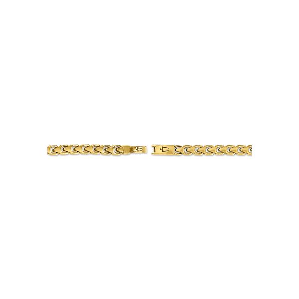 6.0X4.5M POLI STEEL CHAIN W/IP GOLD BRAC Image 2 Spath Jewelers Bartow, FL