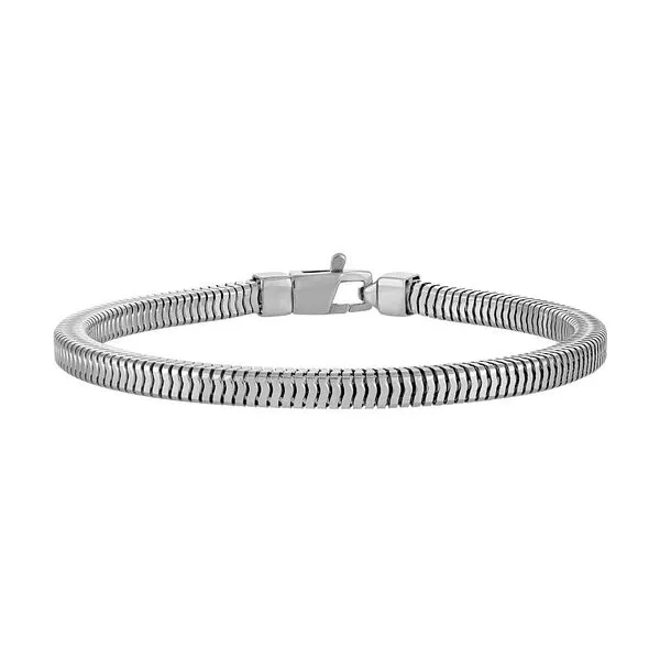 Bulova Sterling Silver 925 Performance Jewelry Mens Bracelet