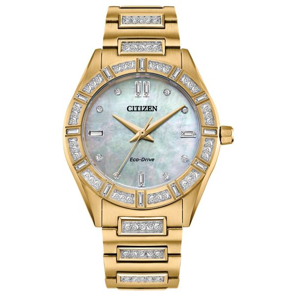 CITIZEN Eco-Drive Dress/Classic Eco Crystal Eco Ladies Stainless Steel Spath Jewelers Bartow, FL