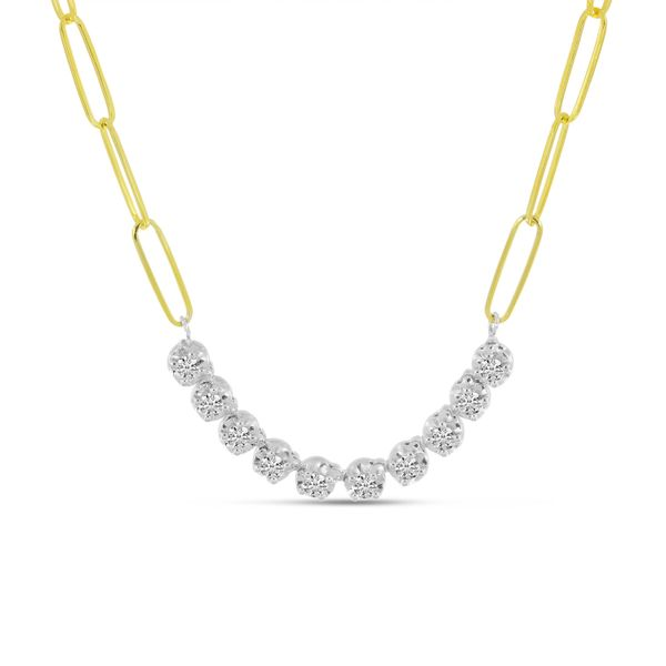 Petite Diamond Paperclip Necklace – Dana Reed Designs