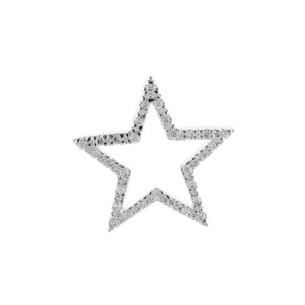 14K White Gold Diamond Star Pendant Karen's Jewelers Oak Ridge, TN