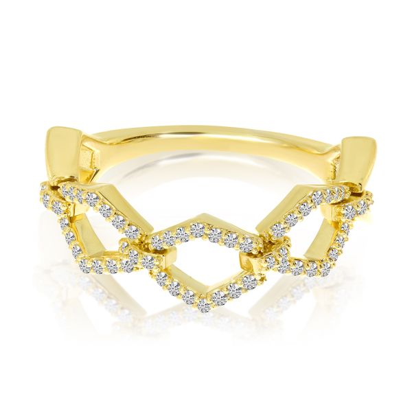 14K Yellow Gold Movable Link Ring Karen's Jewelers Oak Ridge, TN