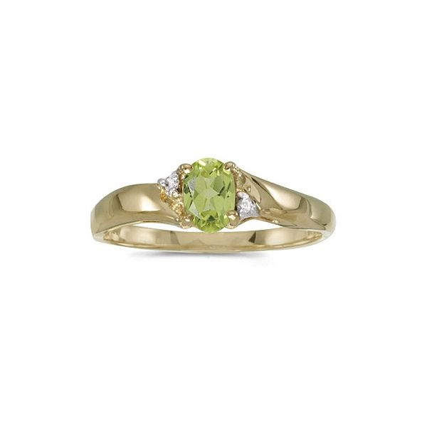 Green Peridot engagement ring-Solid 14k white gold-handmade Diamond Br –  WILLWORK JEWELRY