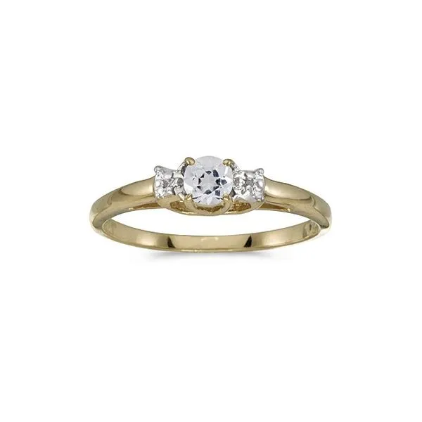 White topaz deals harlow ring