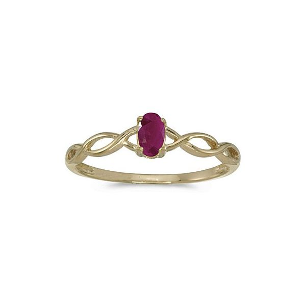 Ohia Lehua Ruby Ring in Two Tone Gold with Diamond - 18mm – Maui Divers  Jewelry