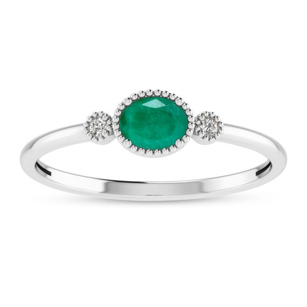 Sterling Silver Kindred Birthstone Ring - May – by charlotte