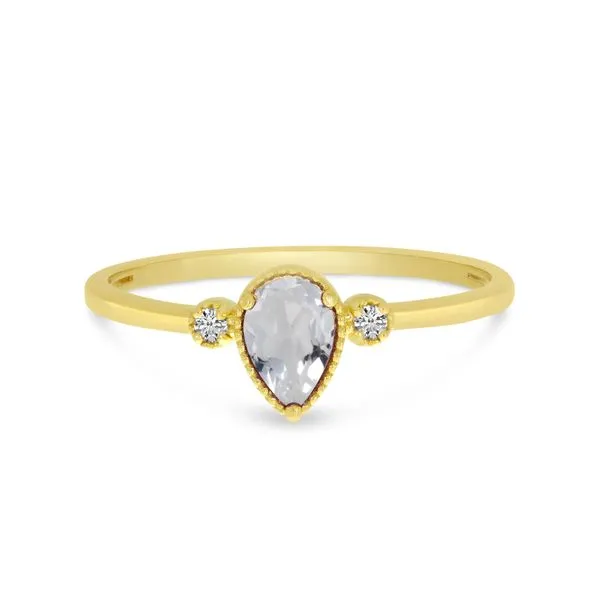 Topaz hot sale birthstone ring