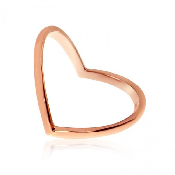 14K Rose Gold Solid Stacking Fashion Ring The Jewelry Source El Segundo, CA