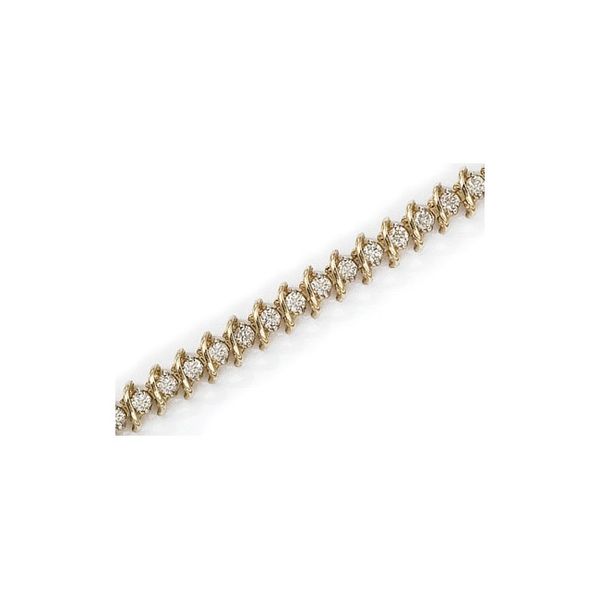 14K Yellow Gold Diamond Bracelet Clater Jewelers Louisville, KY