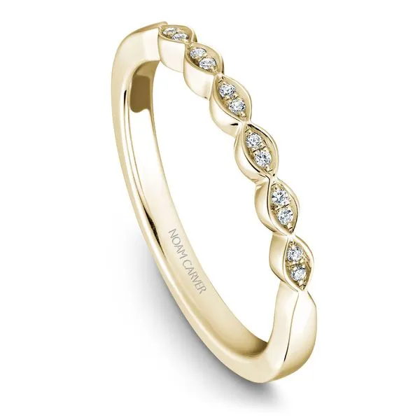 Noam Carver Bridal Noam Carver Matching Band B084-01YM-100B